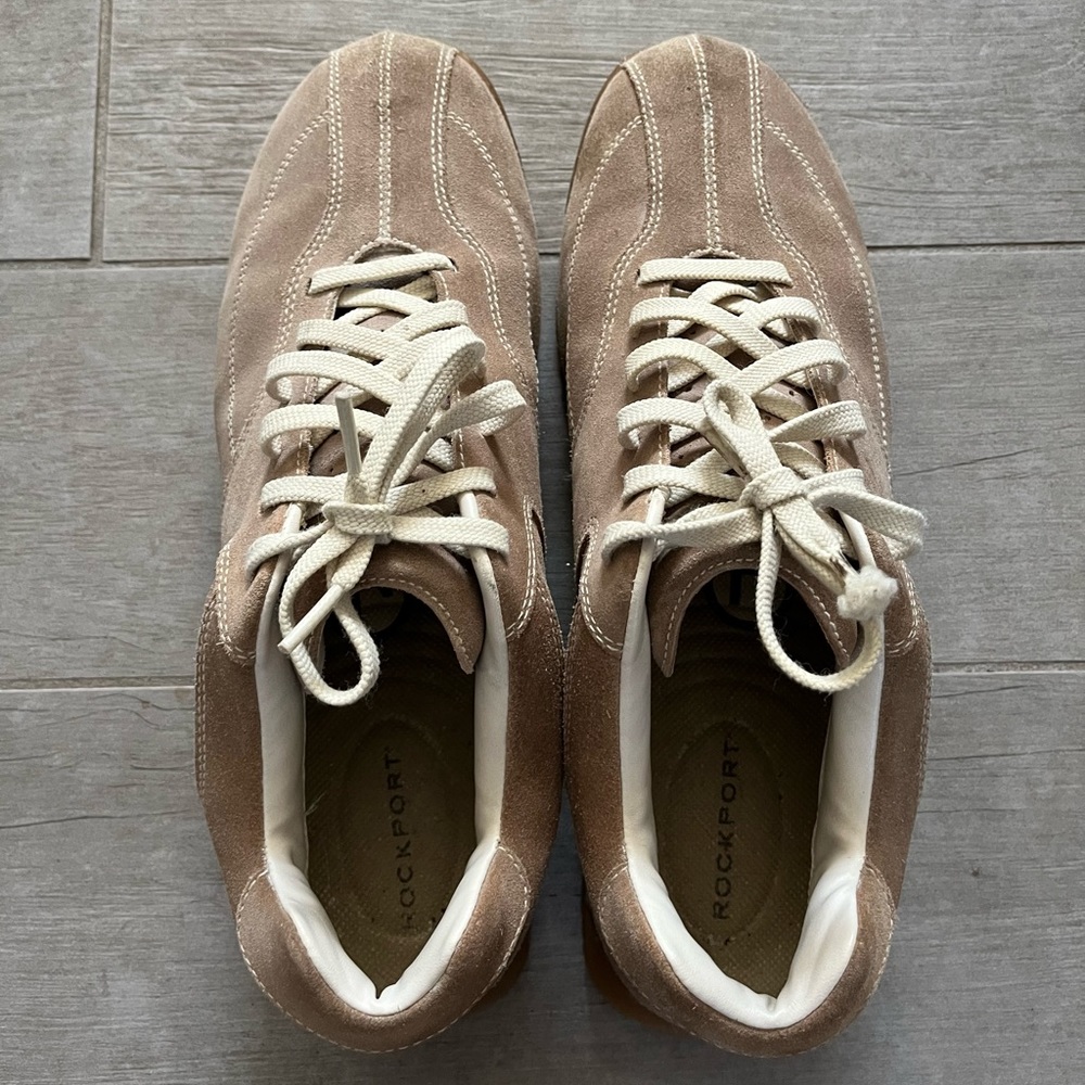 Mens tan colored rockport shoes - size 12
